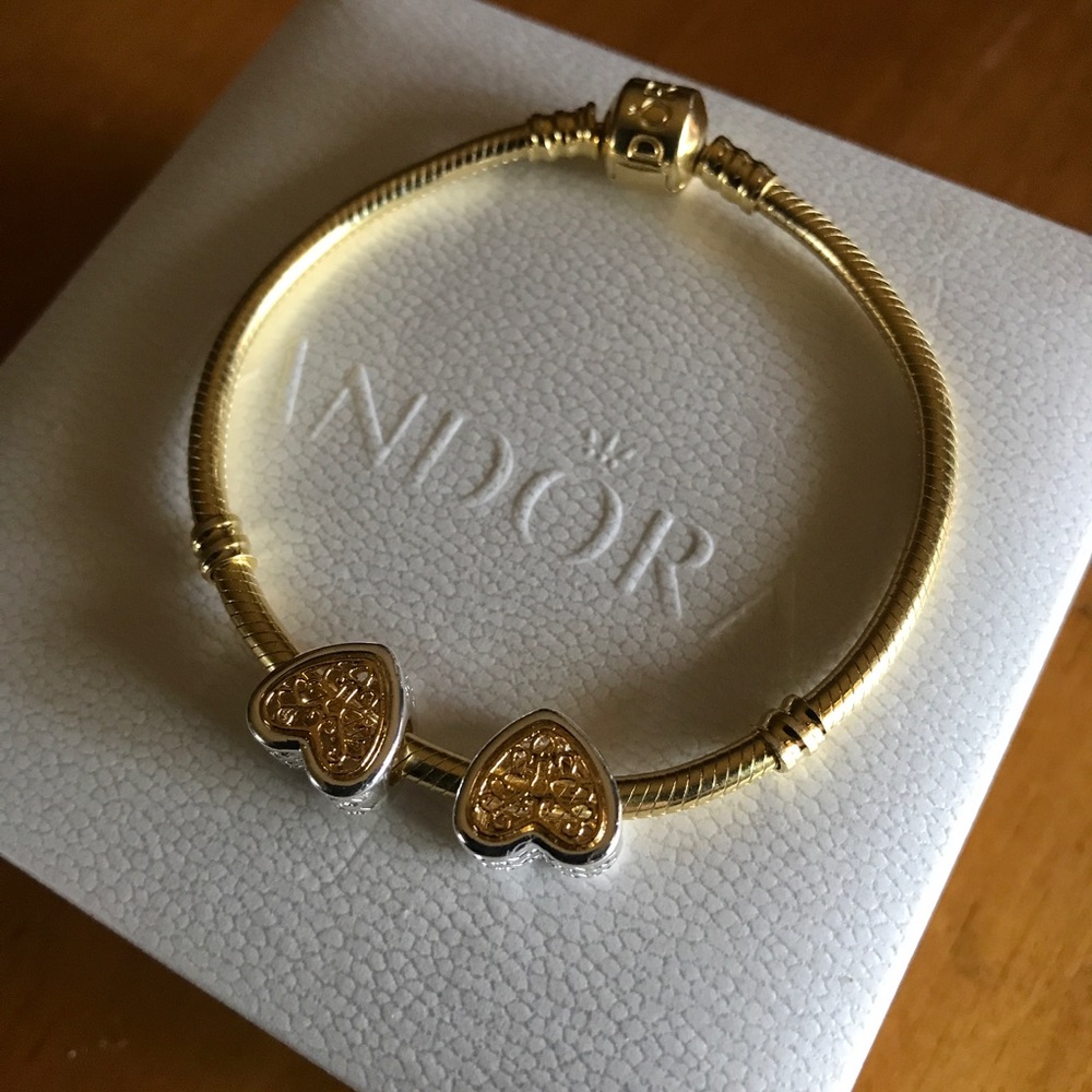 Authentic 14k G585 Pandora bracelet